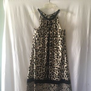 JBS   SIZE L  ANIMAL PRINT DRESS